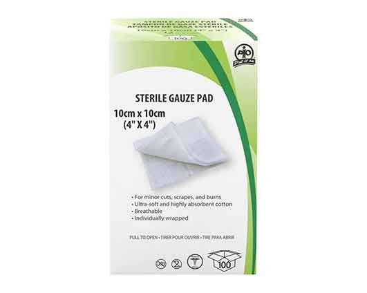 Gauze Pads 10.2 x 10.2cm CSA Type 3 Intermediate First Aid Kits