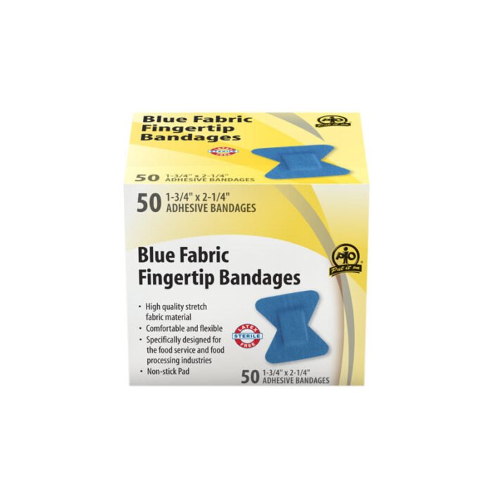 BlueFabricFingertipBandage Blue Fabric Fingertip Bandage