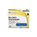 Blue Fabric Strip Bandage