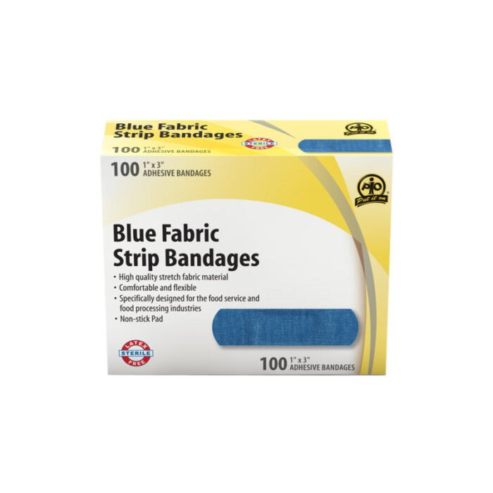 BlueFabricStripBandage Blue Fabric Strip Bandage