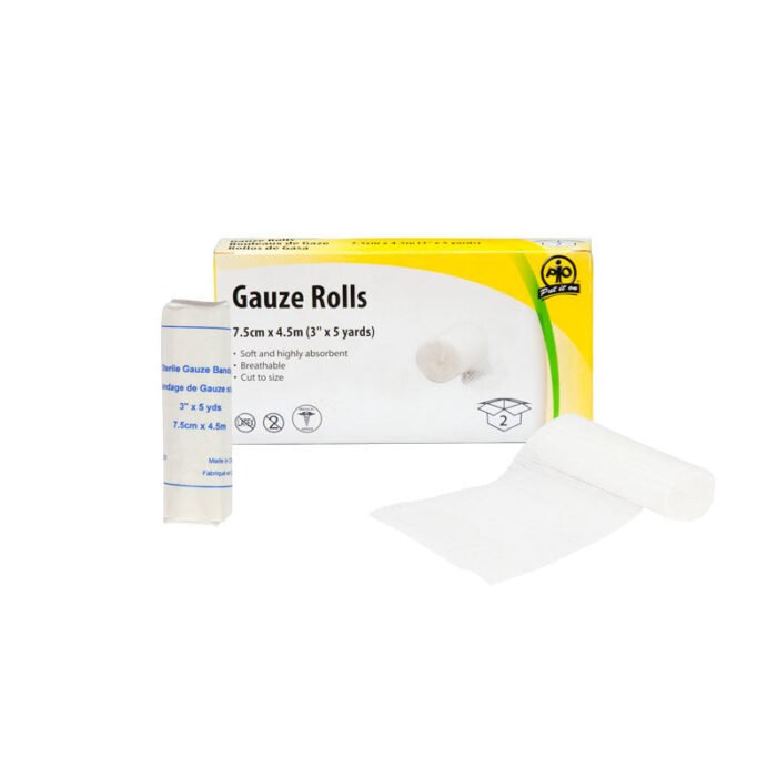 F1003212 Gauze Roll, 7.5cm x 4.5m