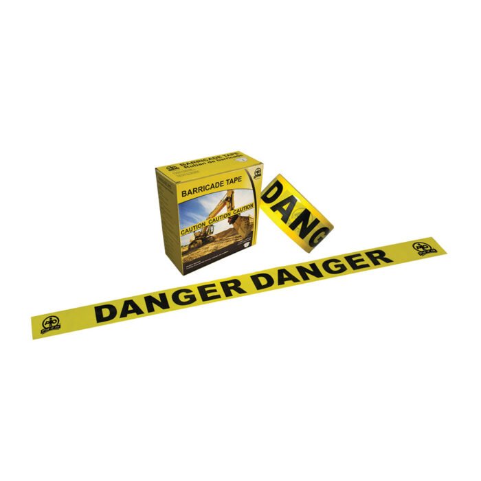 danger yellow Barricade Tape