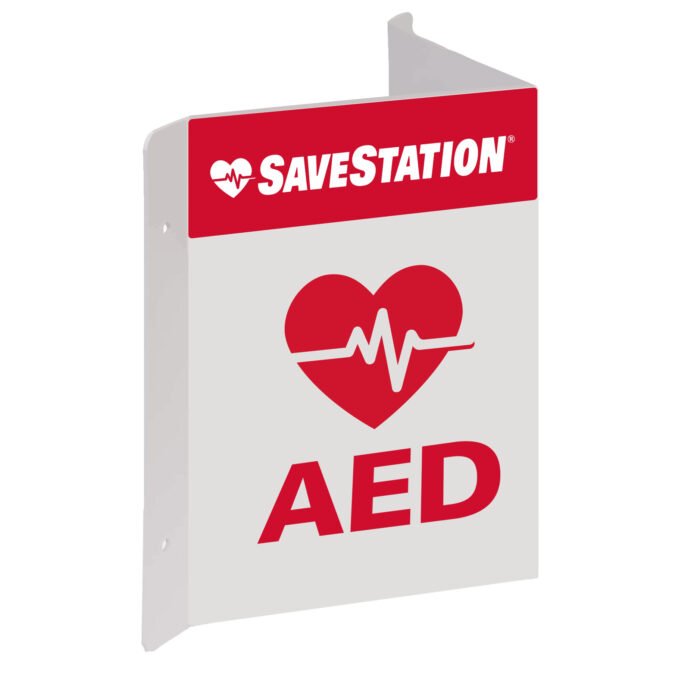 SaveStation AED 3D Sign